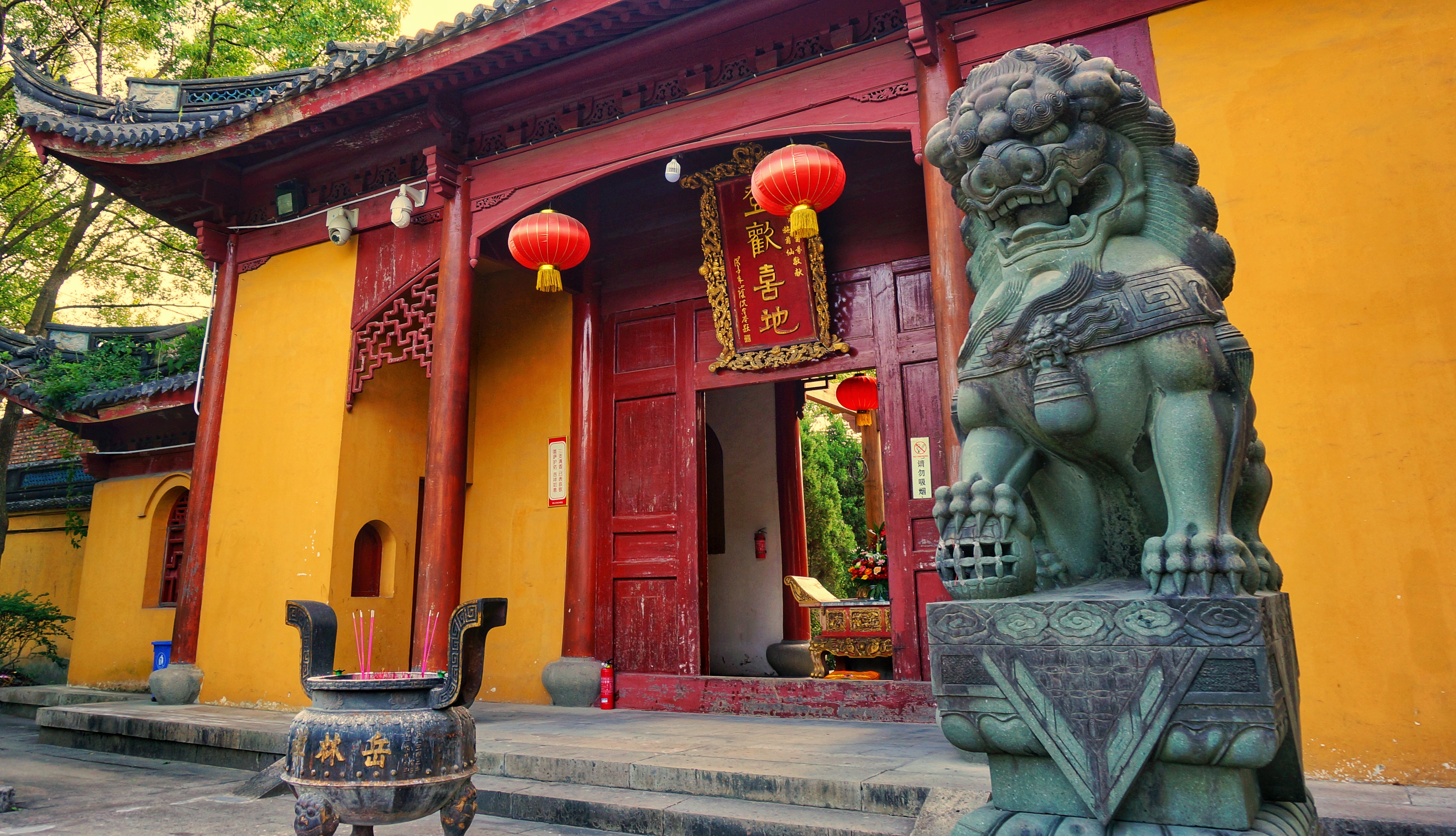 弥勒寺庙的真实图片,大慈禅寺弥勒