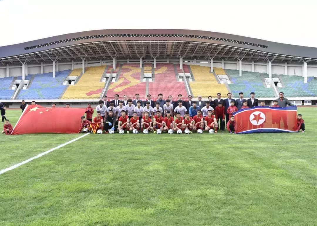 中国珲春市-朝鲜罗先市缔结友好城市关系二十周年青少年足球赛开赛