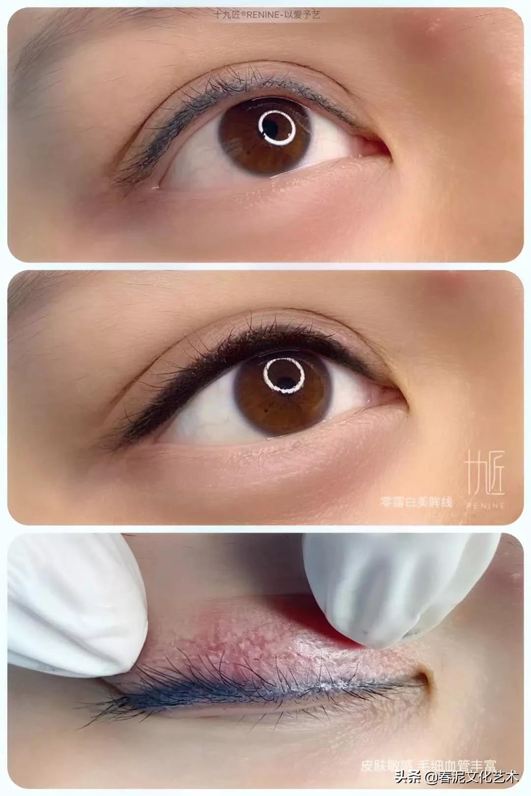 蓝色美瞳线变蓝怎么处理,美瞳线如何留色更好