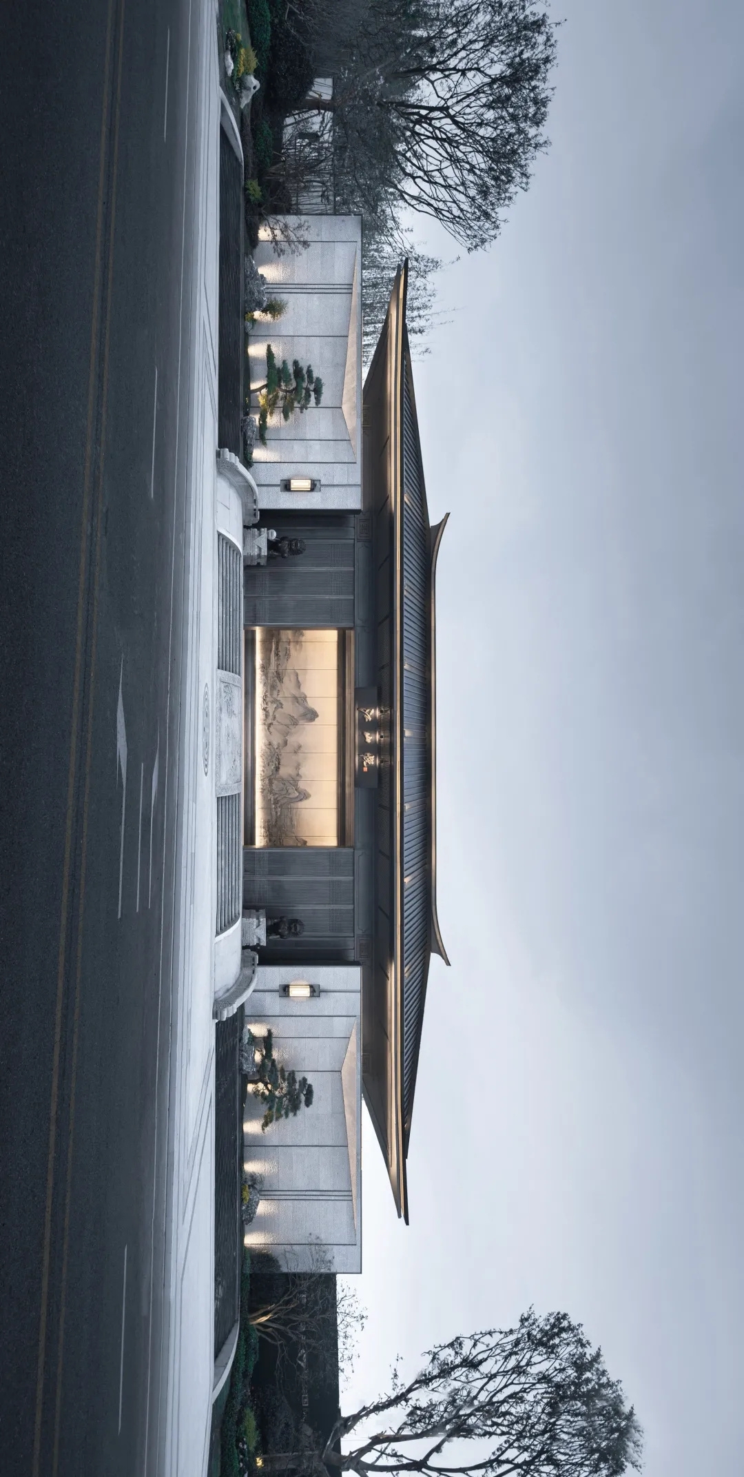 小区大门入口设计二（现代大气简约·新亚洲风格）