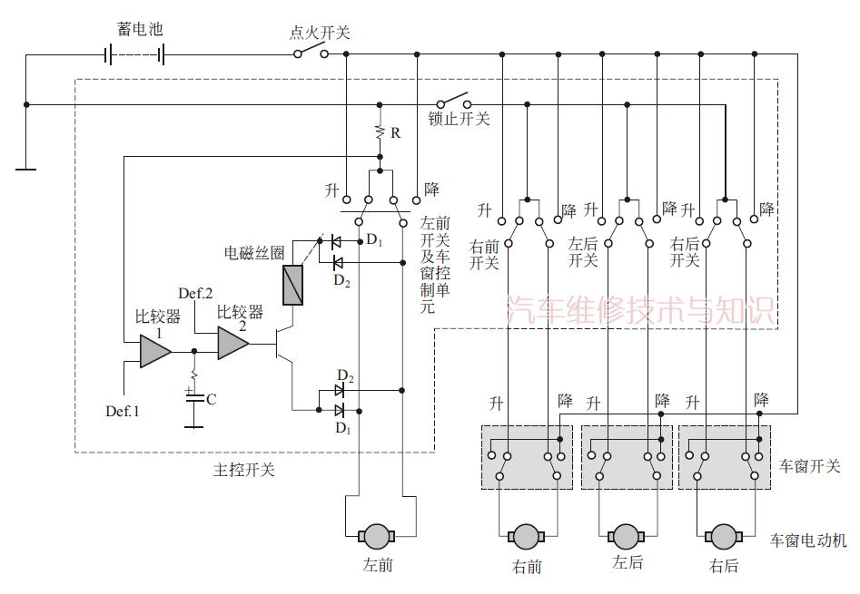 2019丰田卡罗拉电动车窗电路图,22年特斯拉modely左后车窗电路图