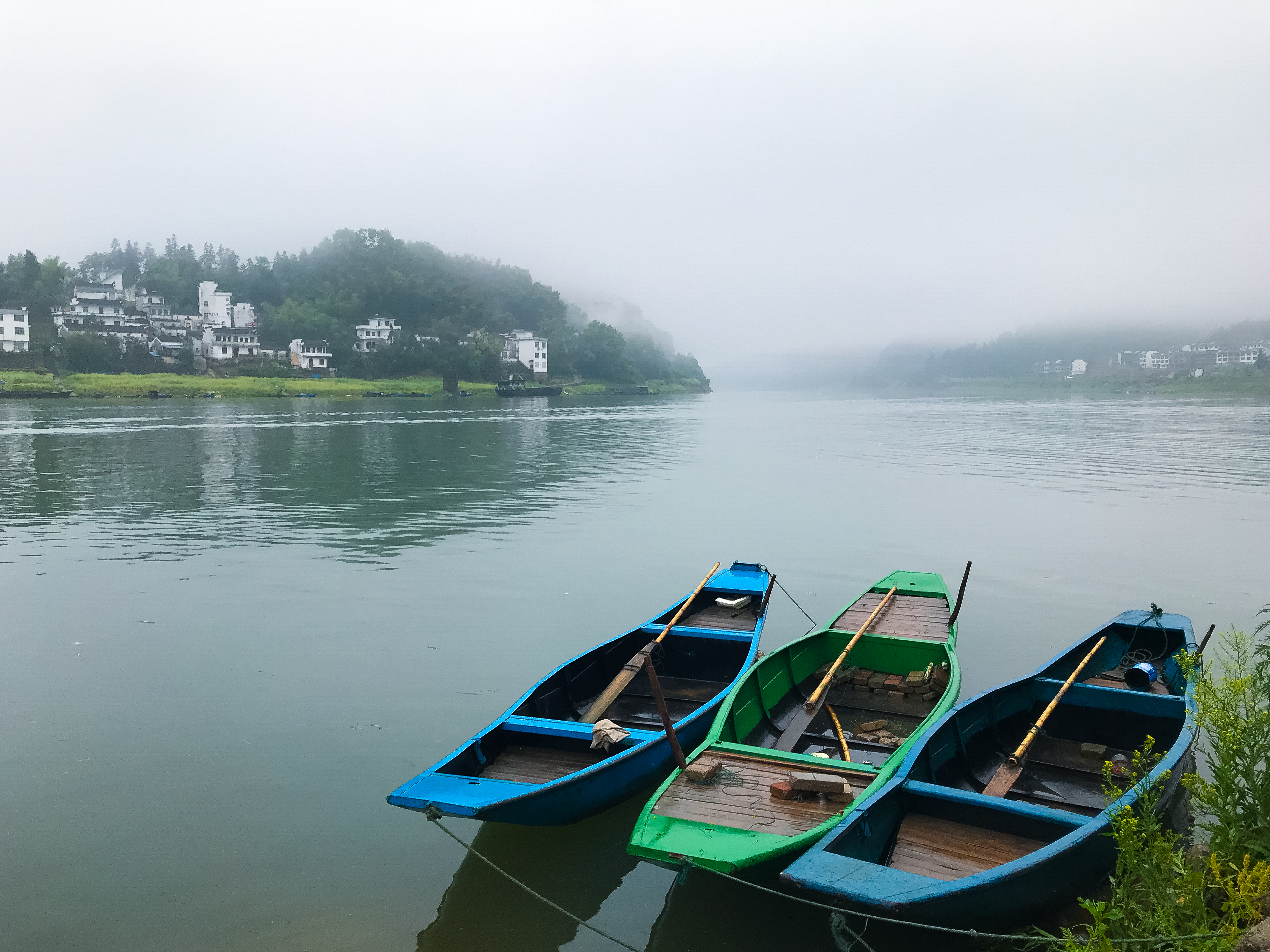 新安江山水画廊到徽州古城自驾,宏村到新安江山水画廊路上风景