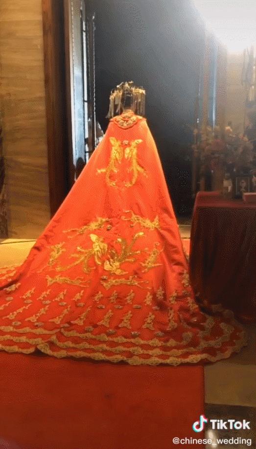 中式婚礼火遍抖音,中式婚礼爆火