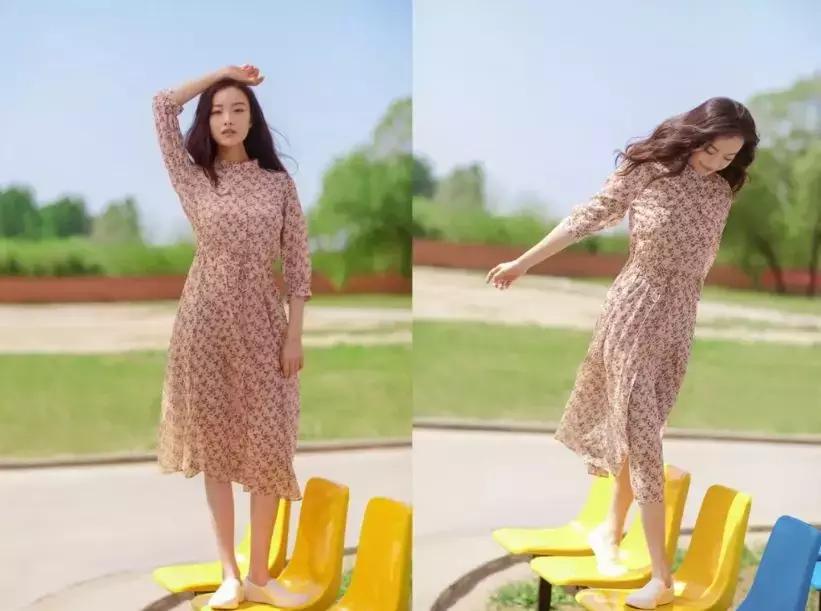 泫雅、迪丽热巴、关晓彤的印花裙，谁的品味更好？