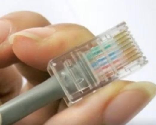 墙内网线接口怎么接图解,网线面板接口怎么接图解