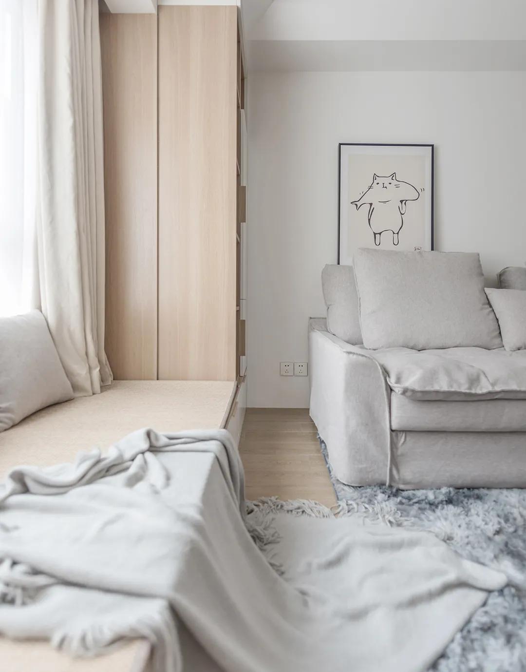 中式风格的精装房改轻奢,精装房微改极简原木风