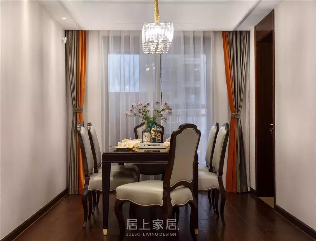 居上软装｜中房颐园188㎡现代美式实景案例赏析