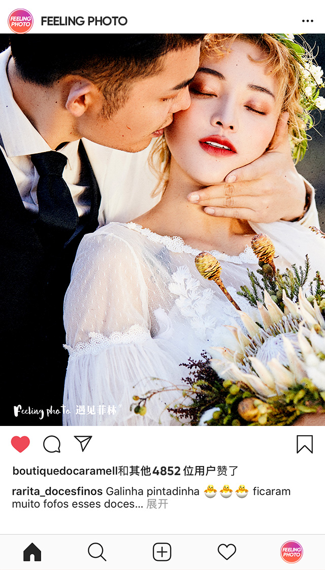 国外创意婚纱拍摄,ins上超火的婚纱照