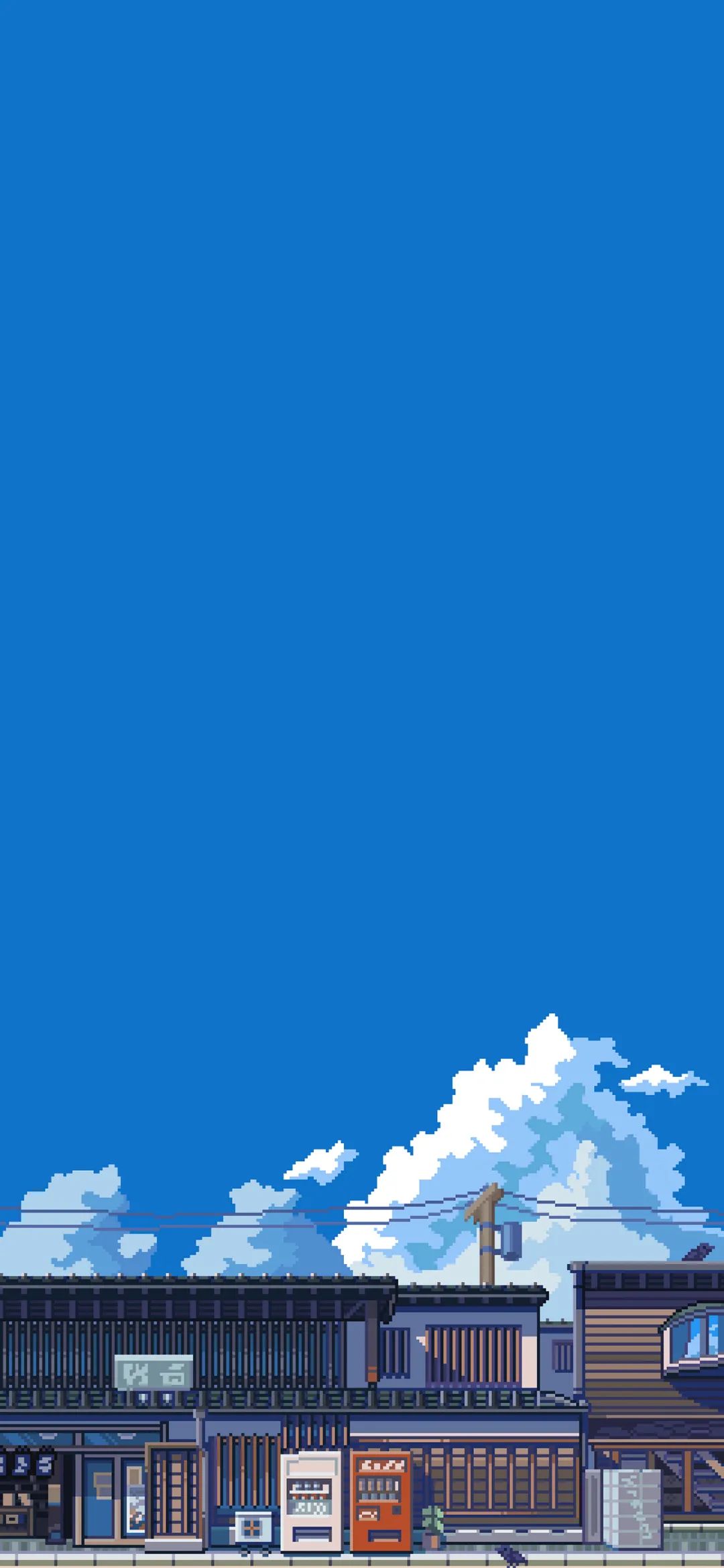 唯美像素风风景插画壁纸,像素风壁纸