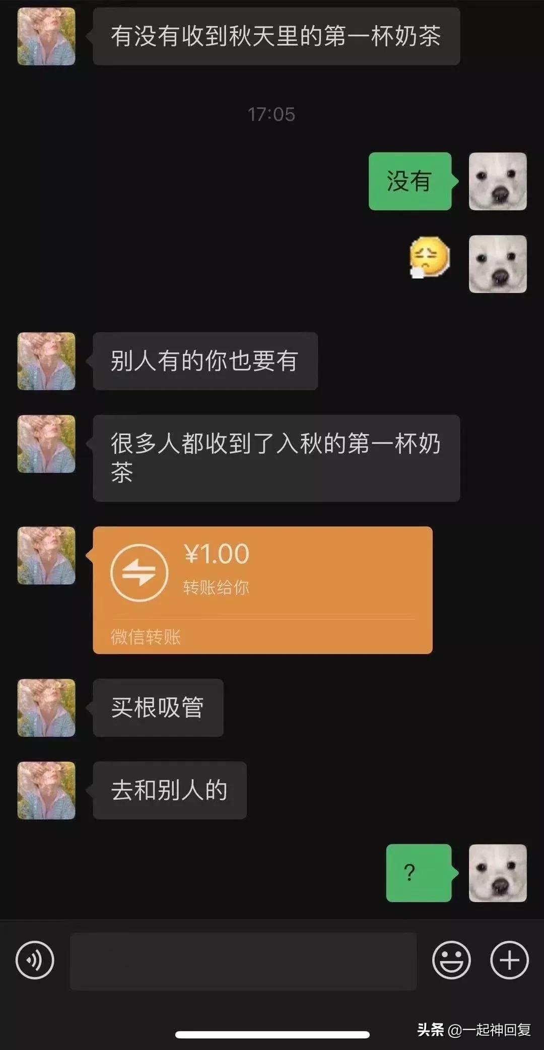 秋天的第一杯奶茶梗,朋友圈刷屏秋天第一杯奶茶什么梗