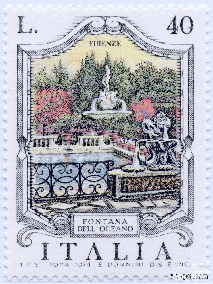 意大利1998年发行雕刻版邮票,意大利存世18个月的邮票