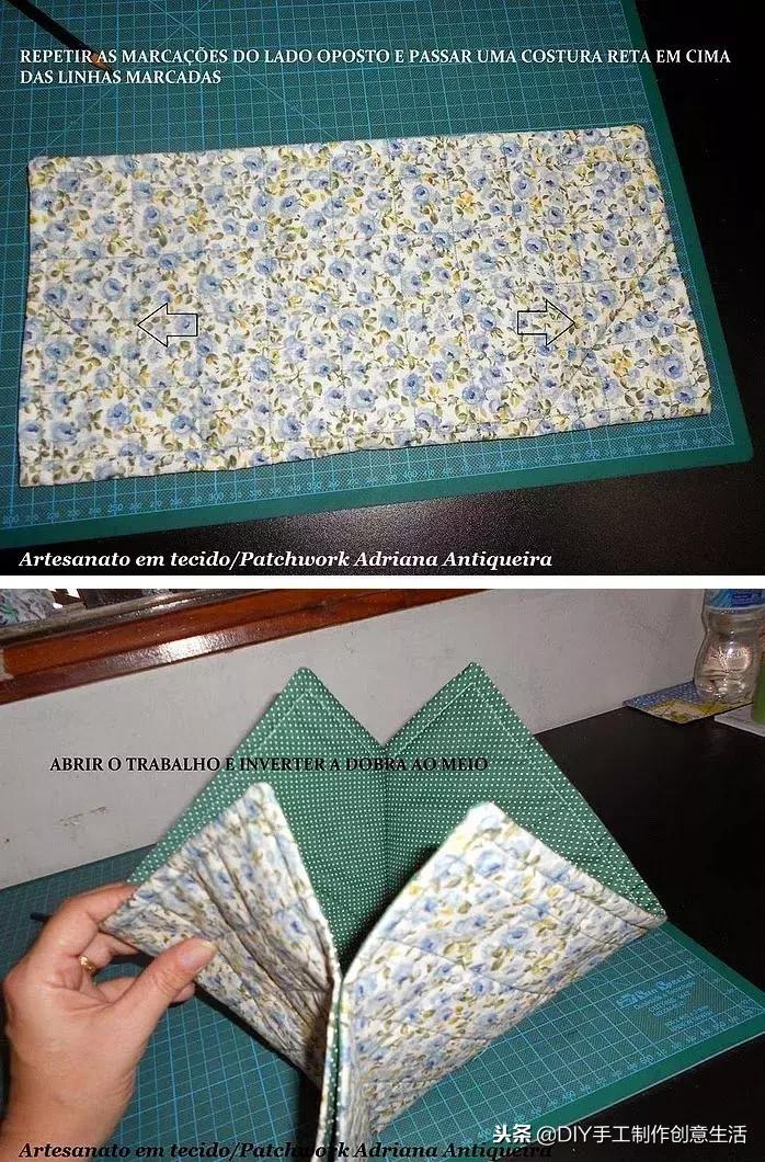 布艺收纳整理包,布艺收纳包制作教程