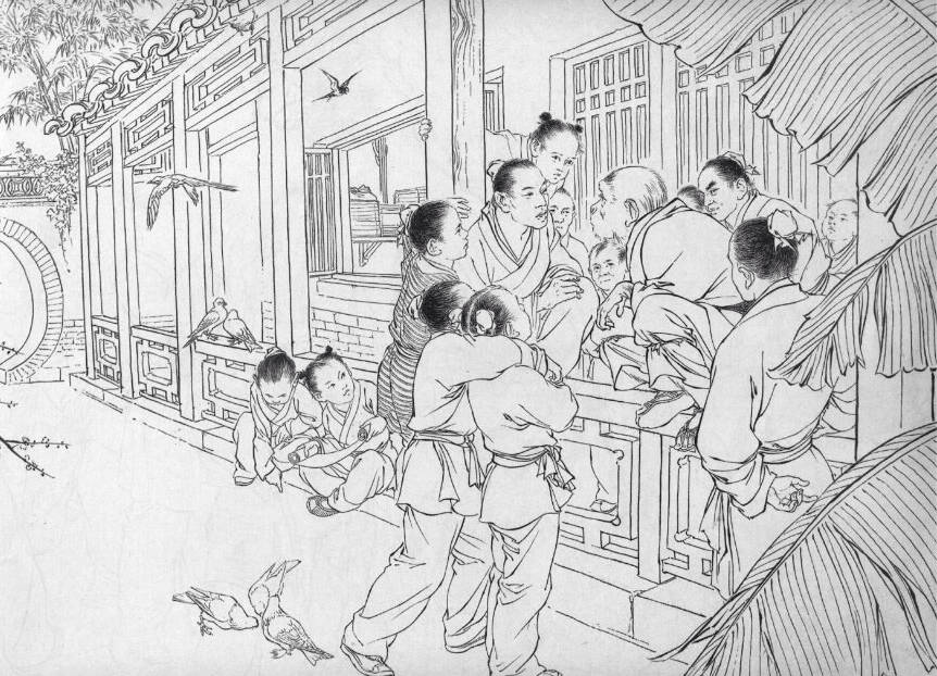 刘继卣连环画大全,刘继卣大闹天宫白描连环画原版