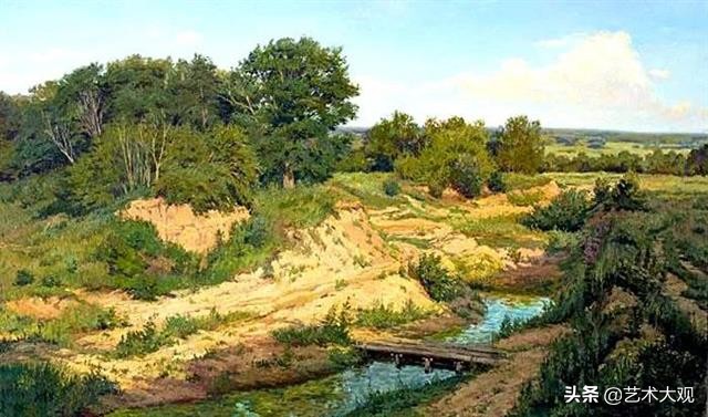 最美的俄罗斯风景油画作品欣赏,寂静粗犷的俄罗斯风景油画欣赏