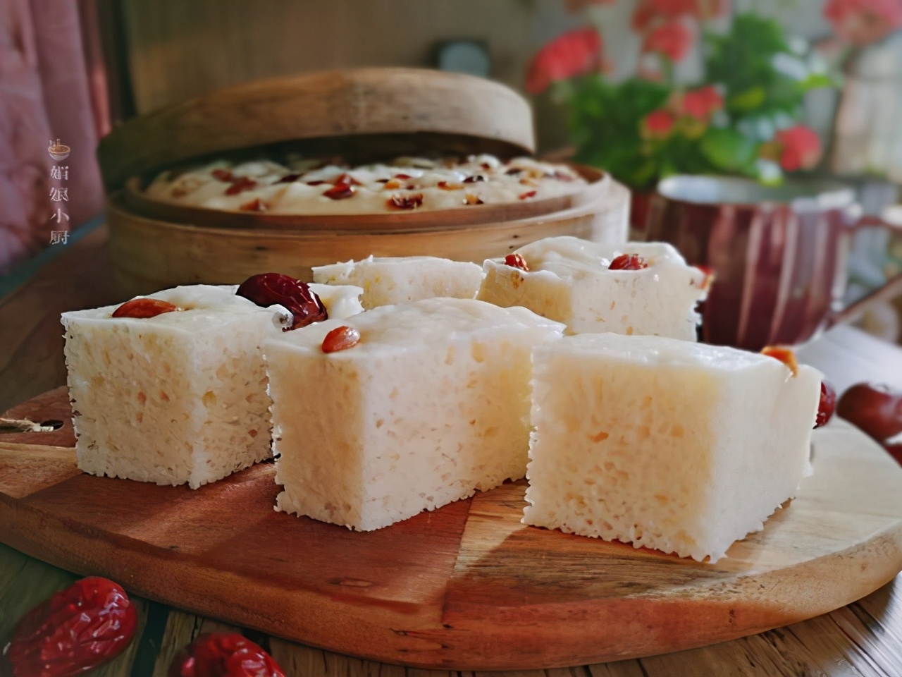 白糖米发糕蒸出来不发粘牙,怎样做米发糕才松软蓬松不粘牙