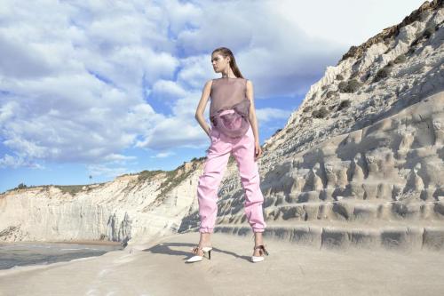 真美诗芝士条羊皮凉鞋,joypeace真美诗女鞋