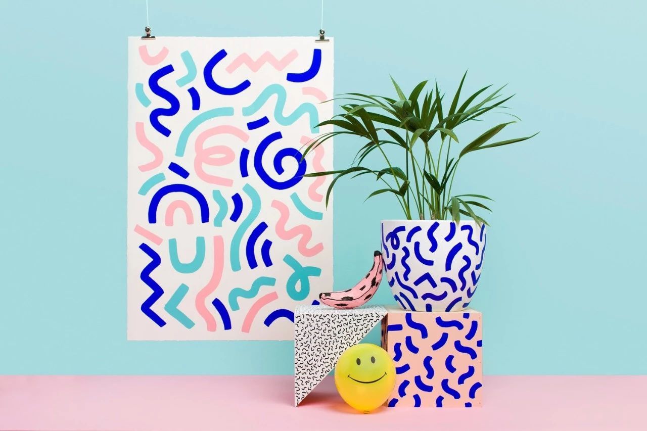 孟菲斯风格灵感采集,孟菲斯冷淡风格