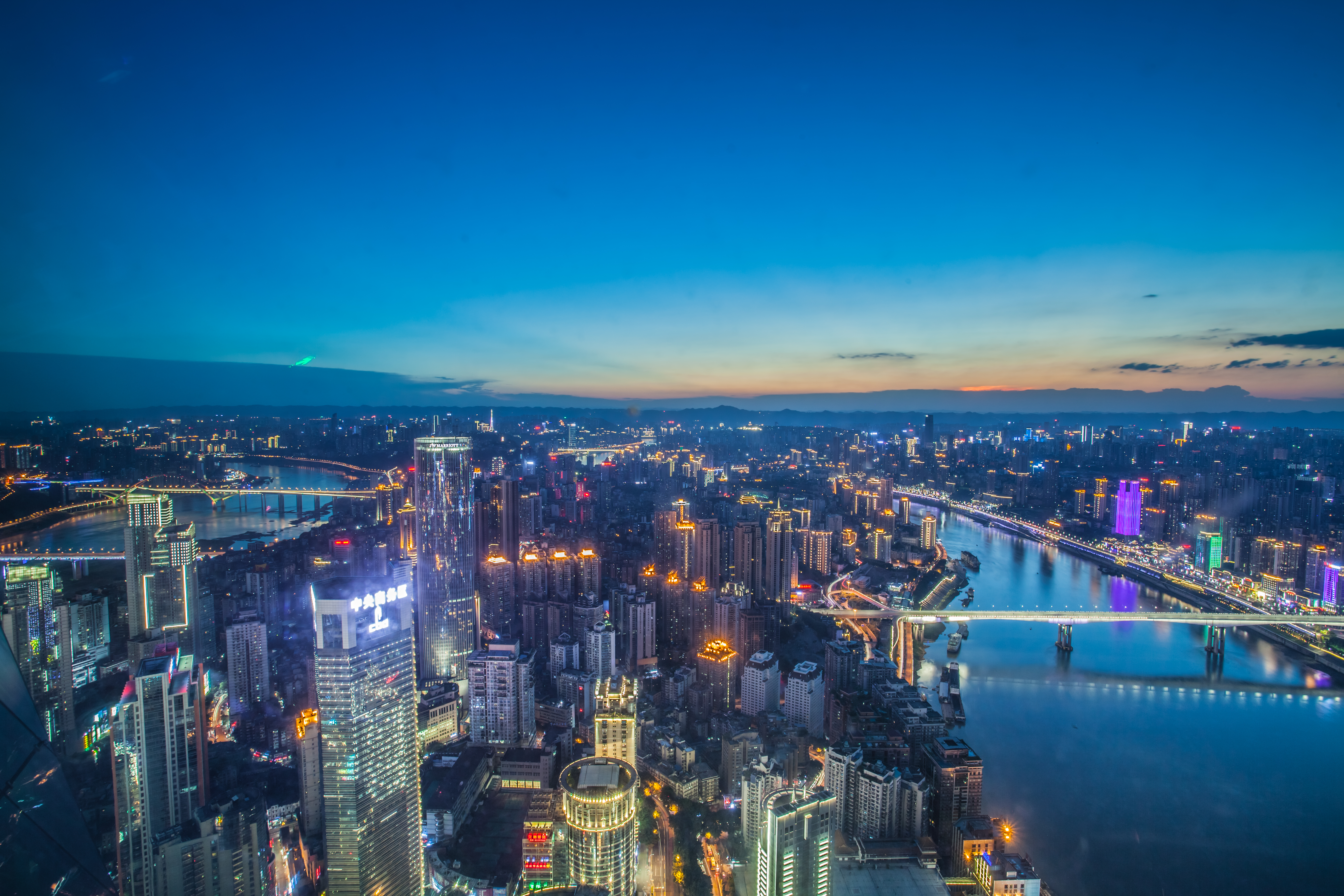 重庆白天风景,重庆曼哈顿震撼天际线