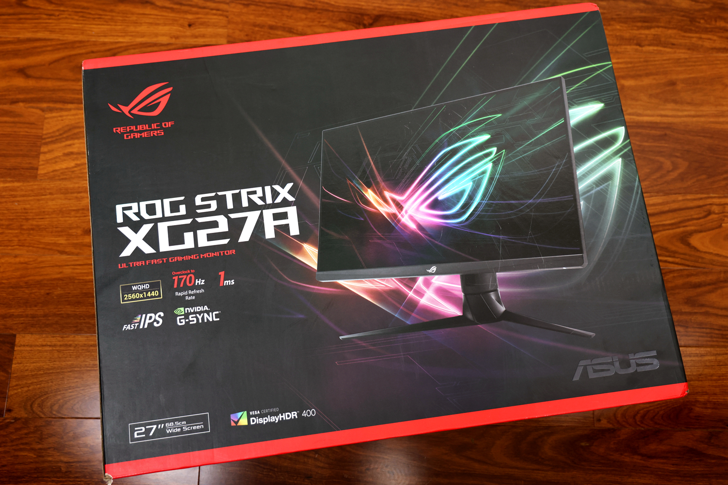 华硕绝景xg27aq和pg279q,rogxg27uq27寸4k144hz显示器