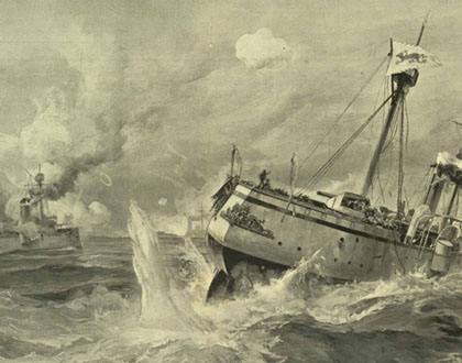 中日历史上的几次较量,中日历史第一次交战