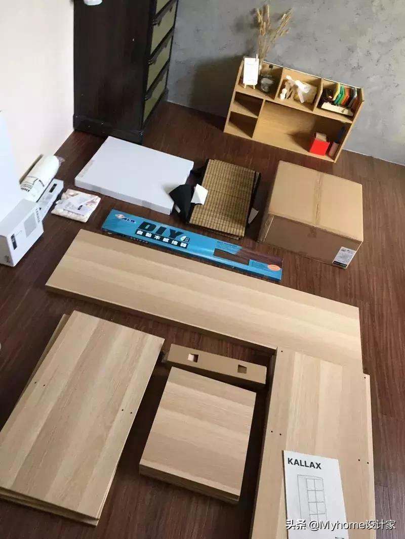 刷漆、铺地,再买个收纳箱搞定,女大学生4千元爆改13m²房间!