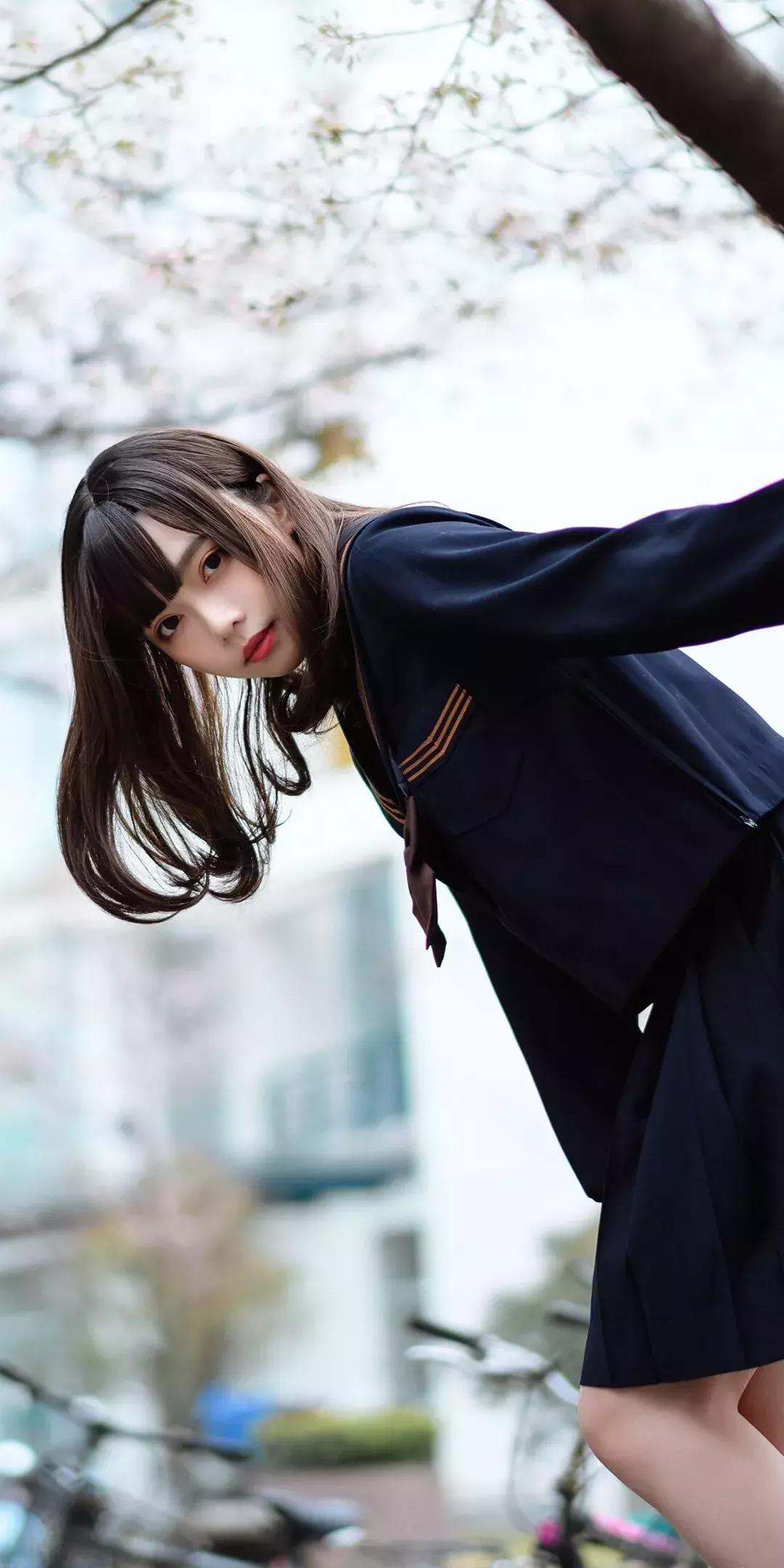 多人黑色jk制服照片壁纸,jk制服女生壁纸高清