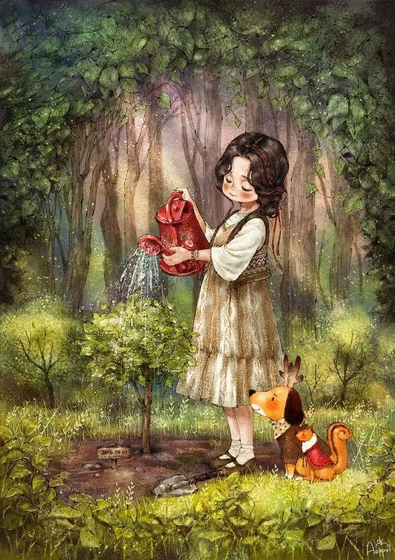 画风堪比宫崎骏,写实韩系画风画师