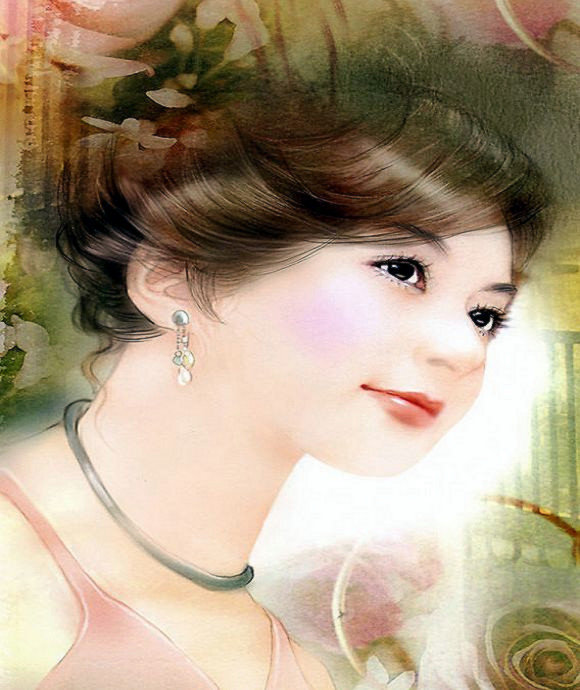 红颜如玉---德珍彩绘经典美女画