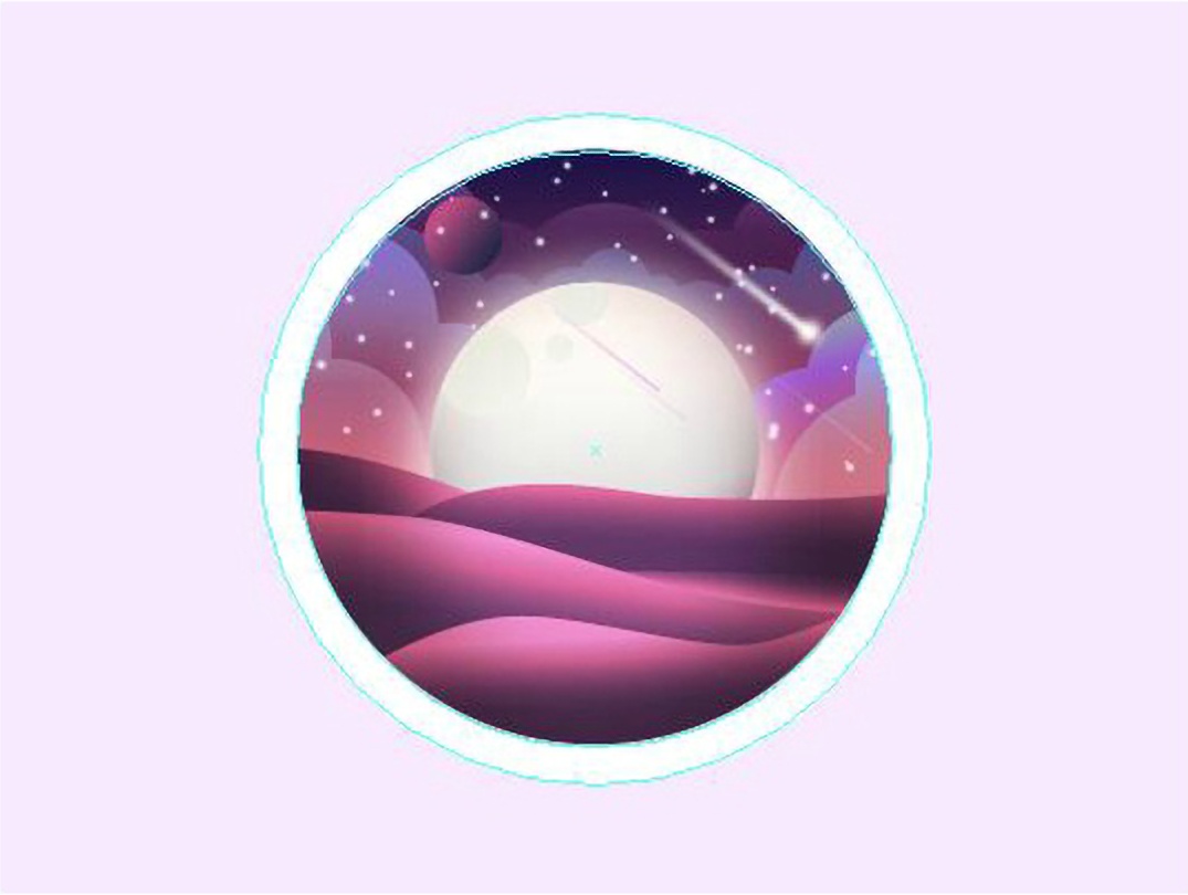 ai绘制梦幻星球,ai教程制作几何图