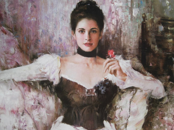 中国油画大师何岸油画欣赏,何岸油画风景写生作品