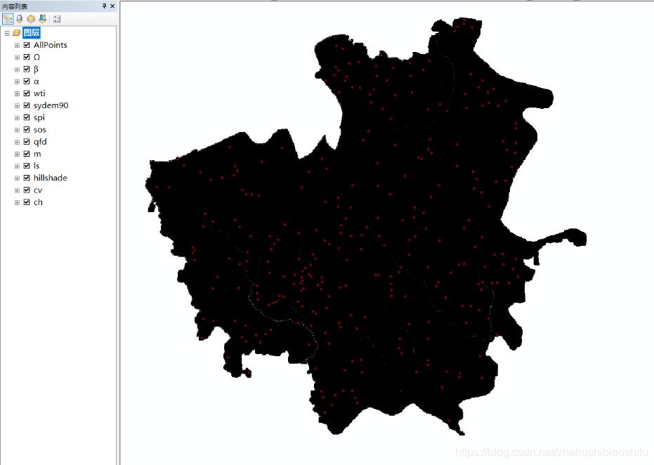 基于ArcMap的回归克里格与普通克里格方法插值与结果对比分析