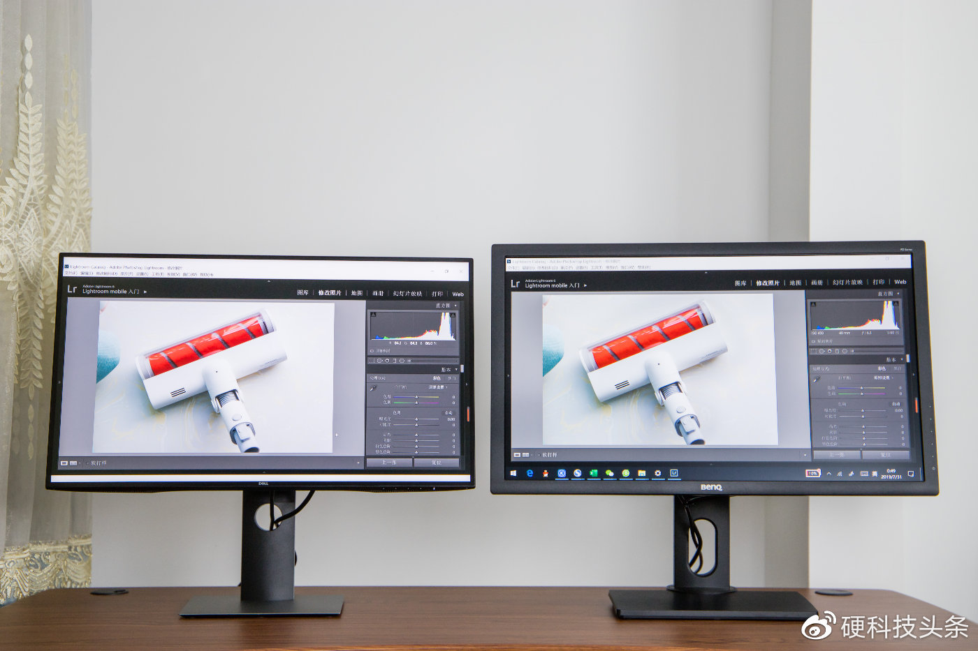 明基pd2700q和戴尔2722dx,明基pd2706u磨砂和苹果显示器对比