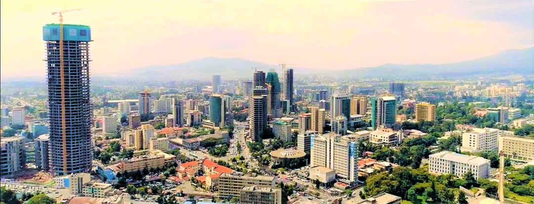 埃塞俄比亚首都亚的斯亚贝巴全景,走进埃塞俄比亚