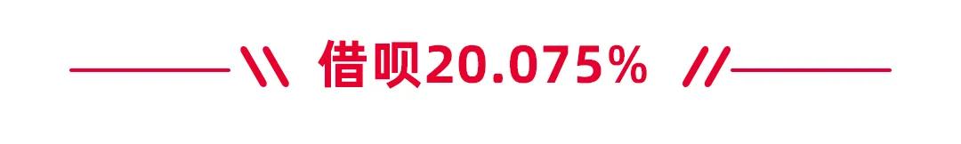 各大网贷利率曝光，你还会使用花呗吗？