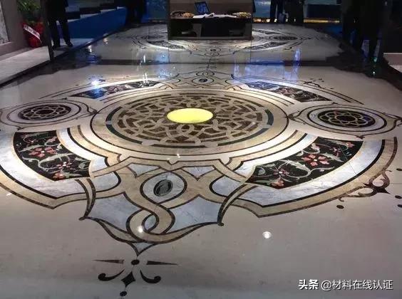 仿水刀和真水刀拼花的区别,设计师讲解水刀拼花效果