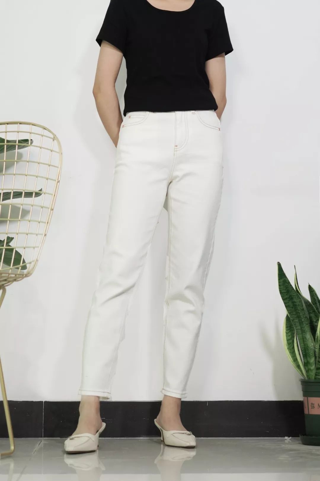 我试了九条白色牛仔裤，这四条太太太好穿了！