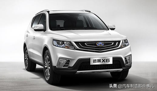 吉利远景x6获得消费者认可,吉利远景x62020功能解读