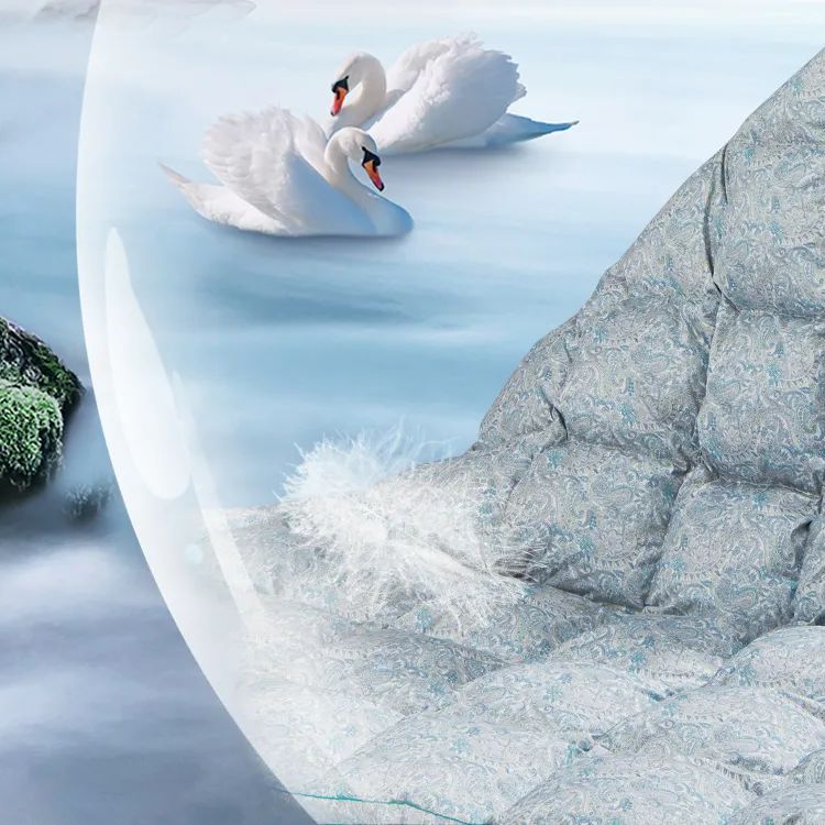 用了这条鹅绒被，感觉以前都白睡