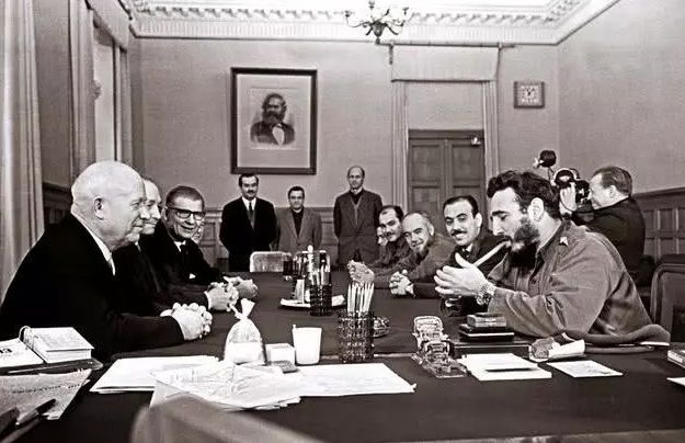 卡斯特罗的精彩瞬间,卡斯特罗和苏联