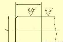 机械制图表面粗糙度的含义,机械制图表面粗糙度示例