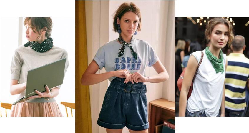 小方巾各种系法时尚,小方巾的10种最美系法配大衣