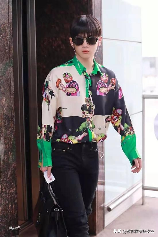 周震南帅气穿搭,周震南穿衬衫图片