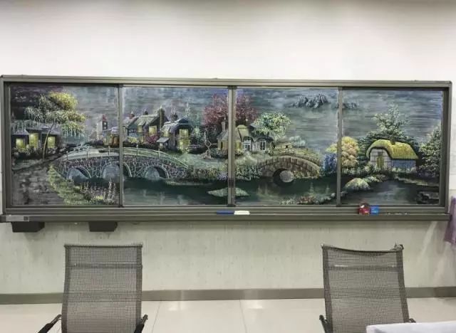 粉笔在黑板上画什么最漂亮,黑板报粉笔画技巧油画