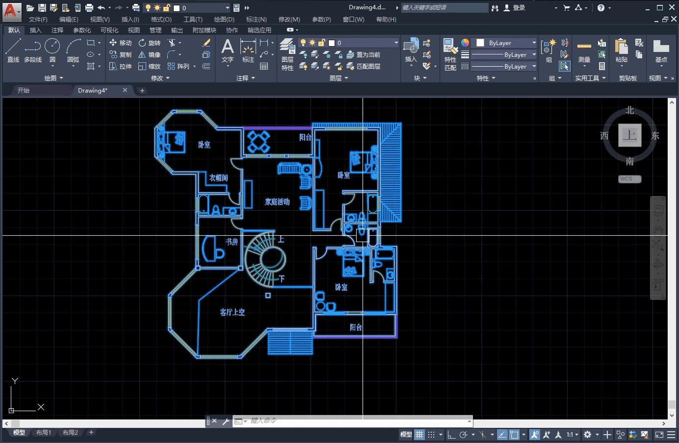 autocad图形裁剪,autocad绘制图幅