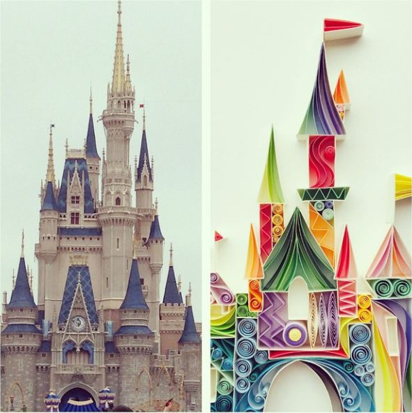 五颜六色的纸拼凑在一起,150万网友围观,这还真是优点水平的