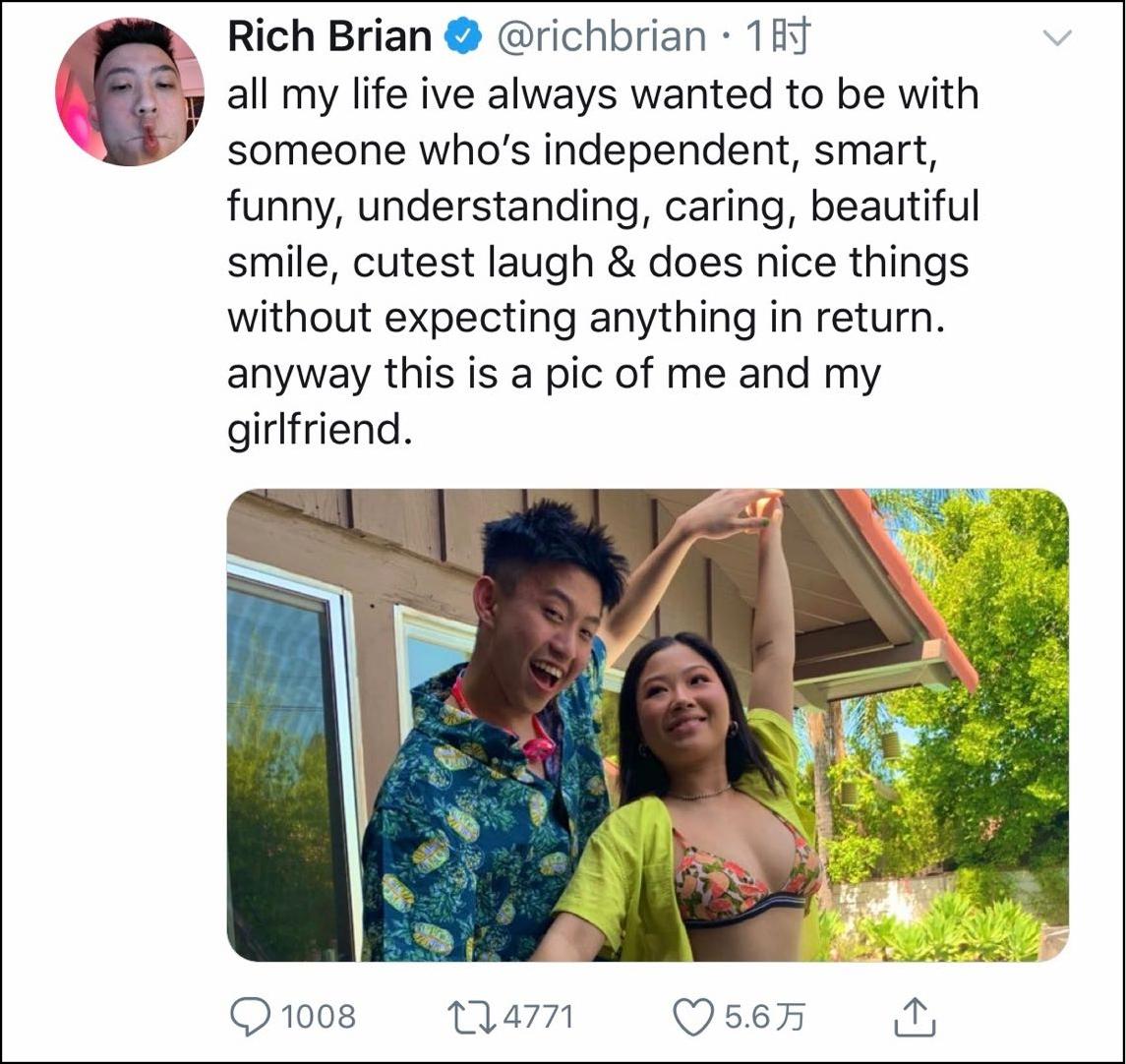 richbrian说唱新世代,为啥richbrian长得不像外国人