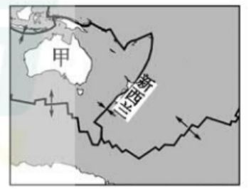 板块运动初中地理,初中地理板块分布图考题