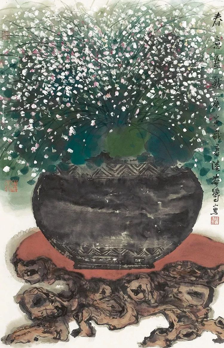 他说画画就是玩玩而已，一不小心成了艺术家