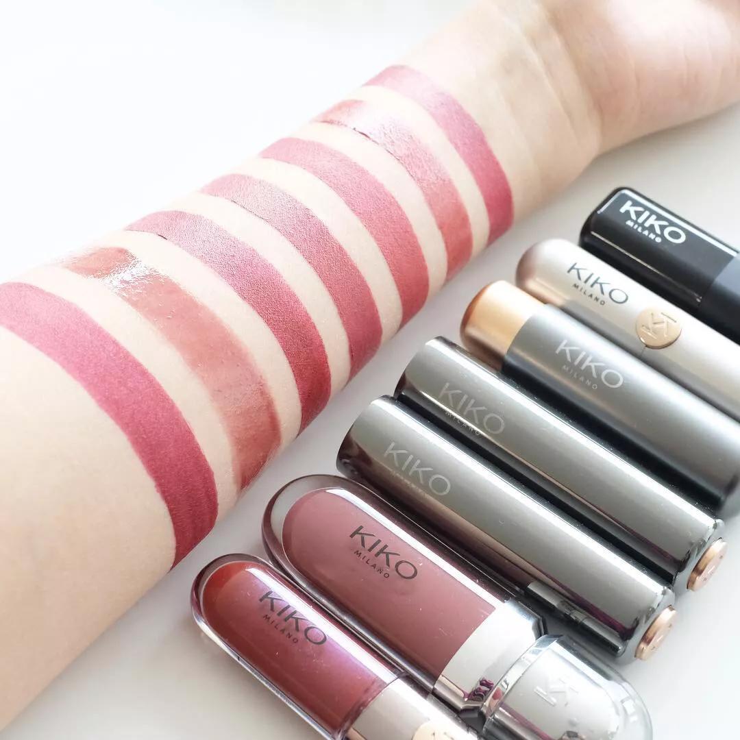 kiko口红推荐色号,kiko416口红试色