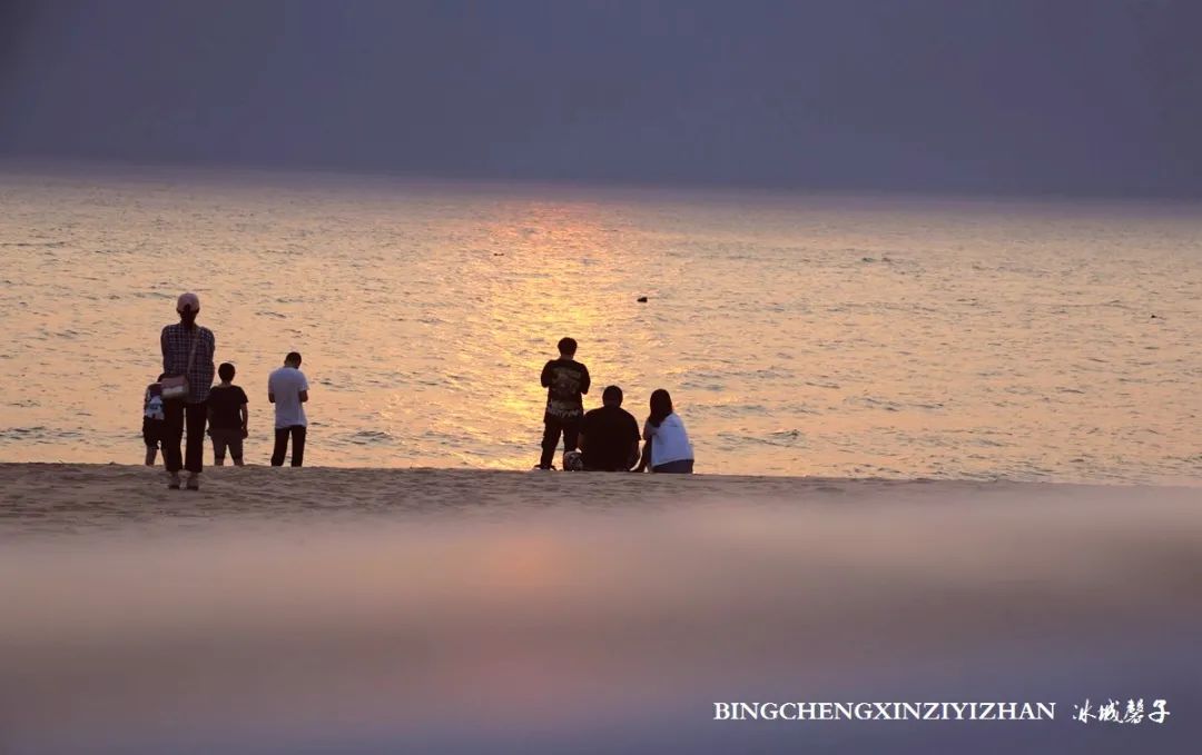 龙沐湾落日海滩,乐东最美落日海滩